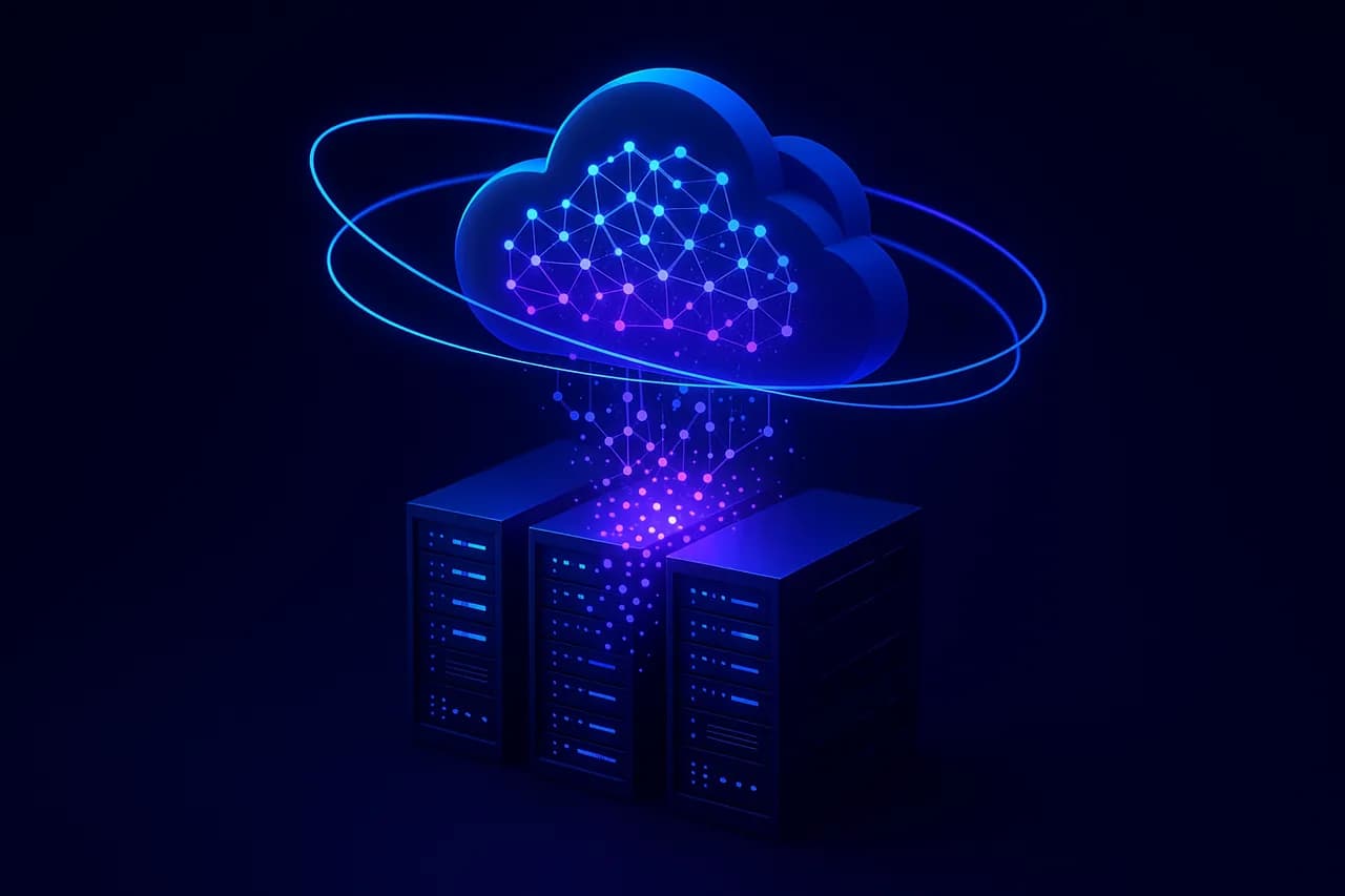Ilustración de Cloud y DevOps